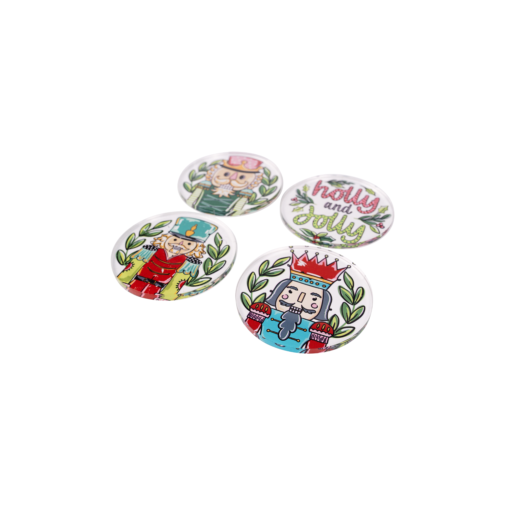 Holly Jolly Nutcracker Coaster