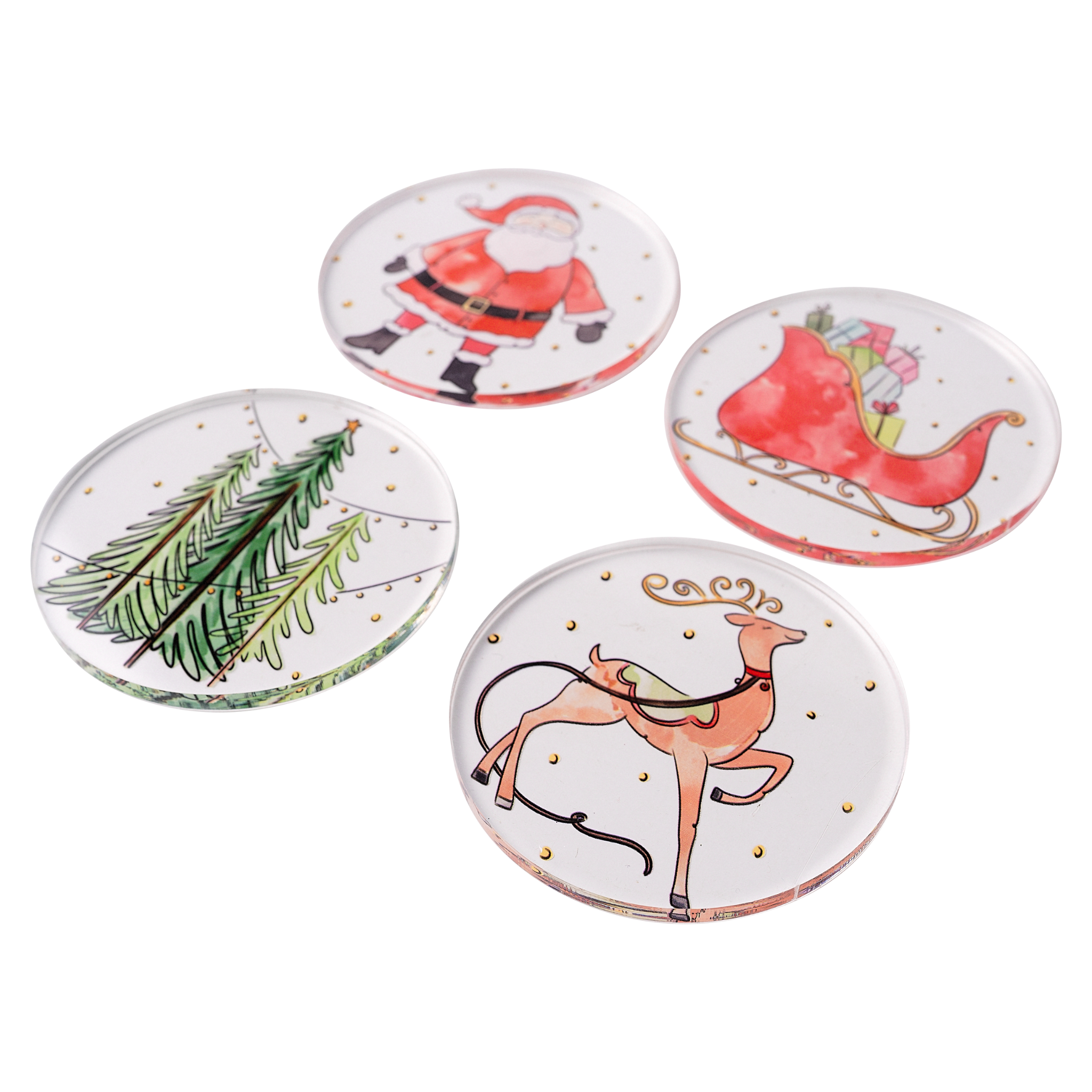 Santa Coaster