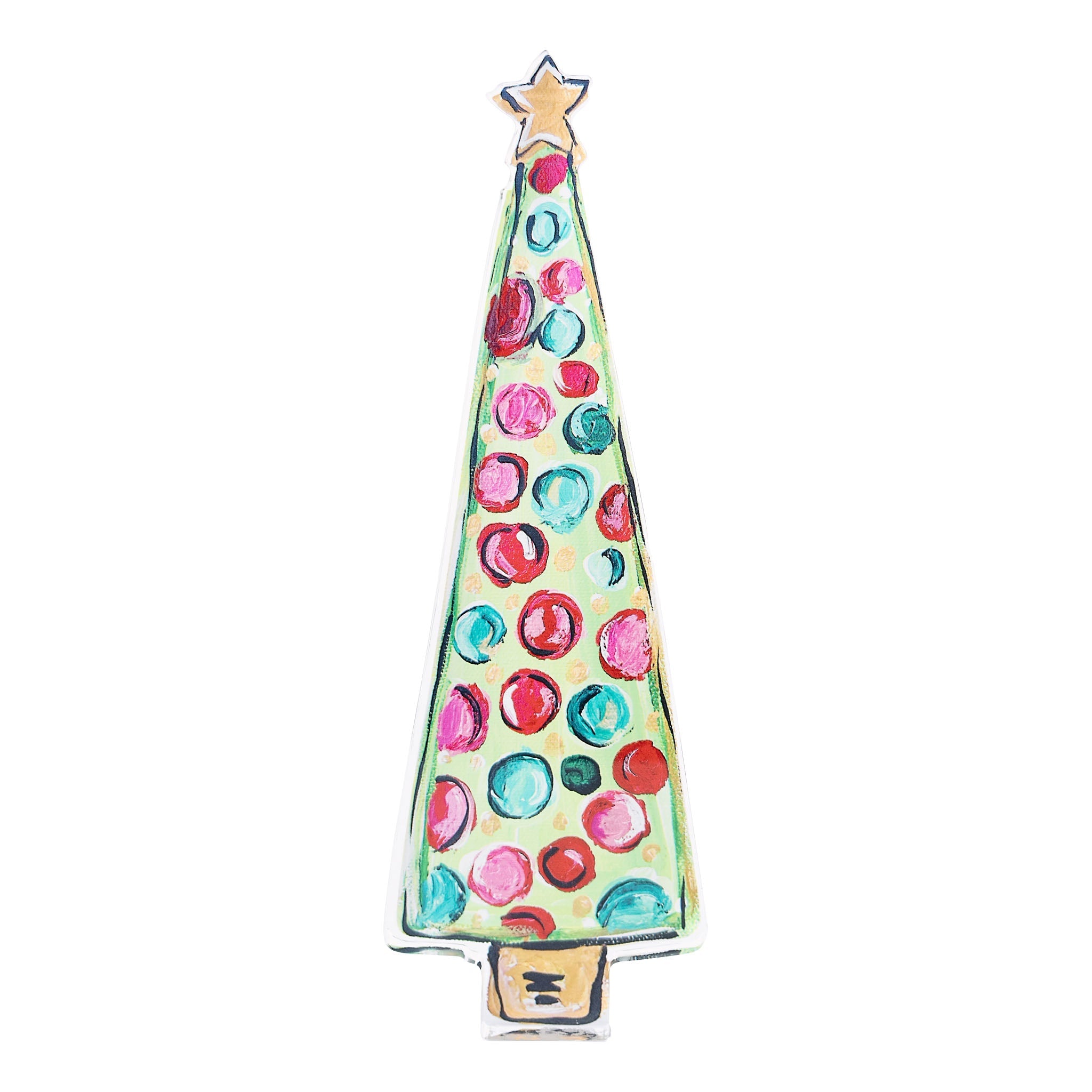 Bright & Merry Christmas Tree Acrylic Decor
