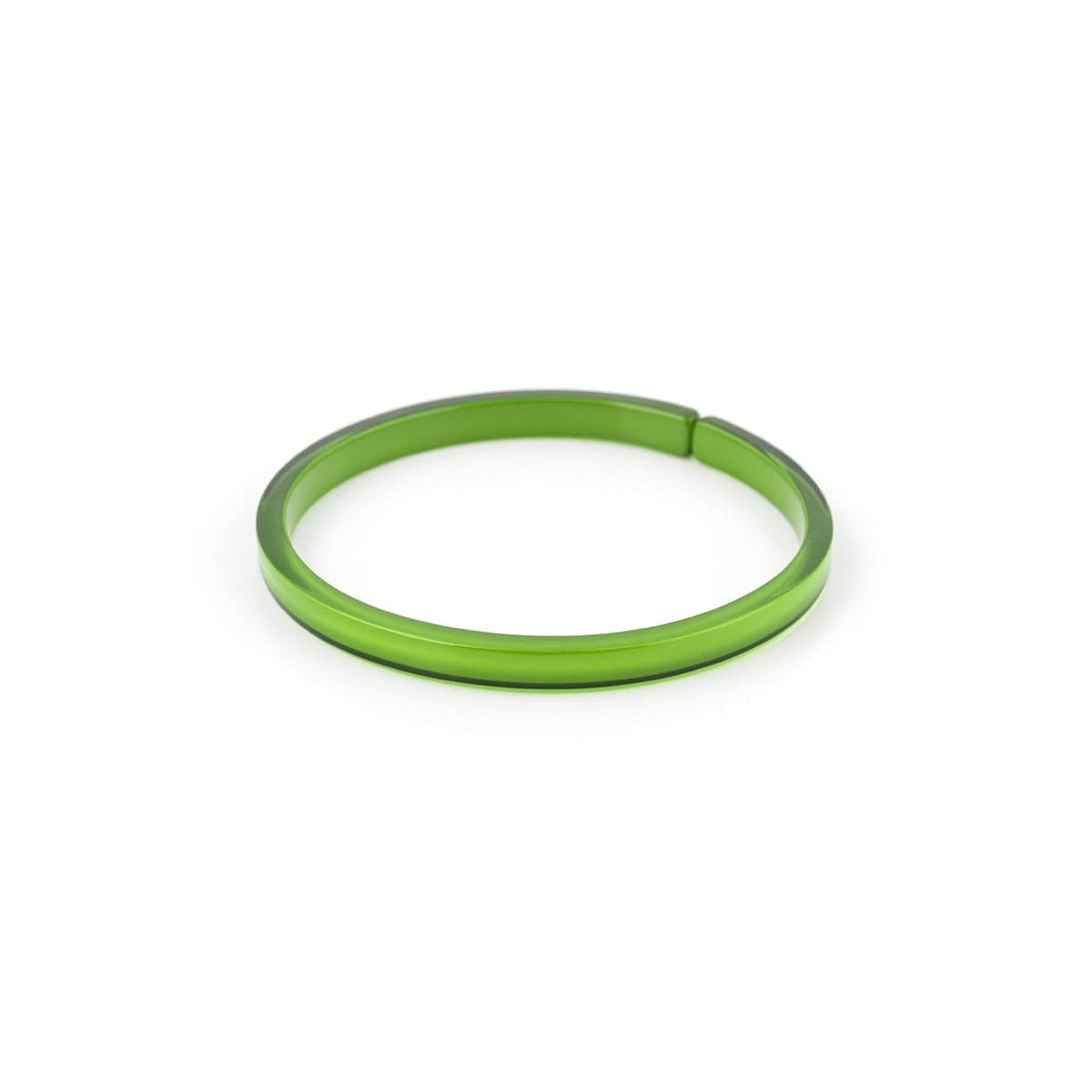 SKINNY RESIN BANGLE-GREEN