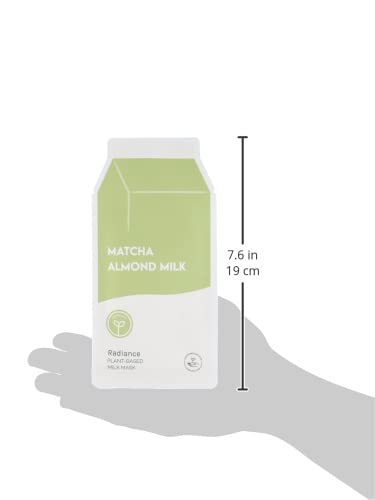 Matcha Almond Milk Radiance Plant-Based Milk Sheet Mask