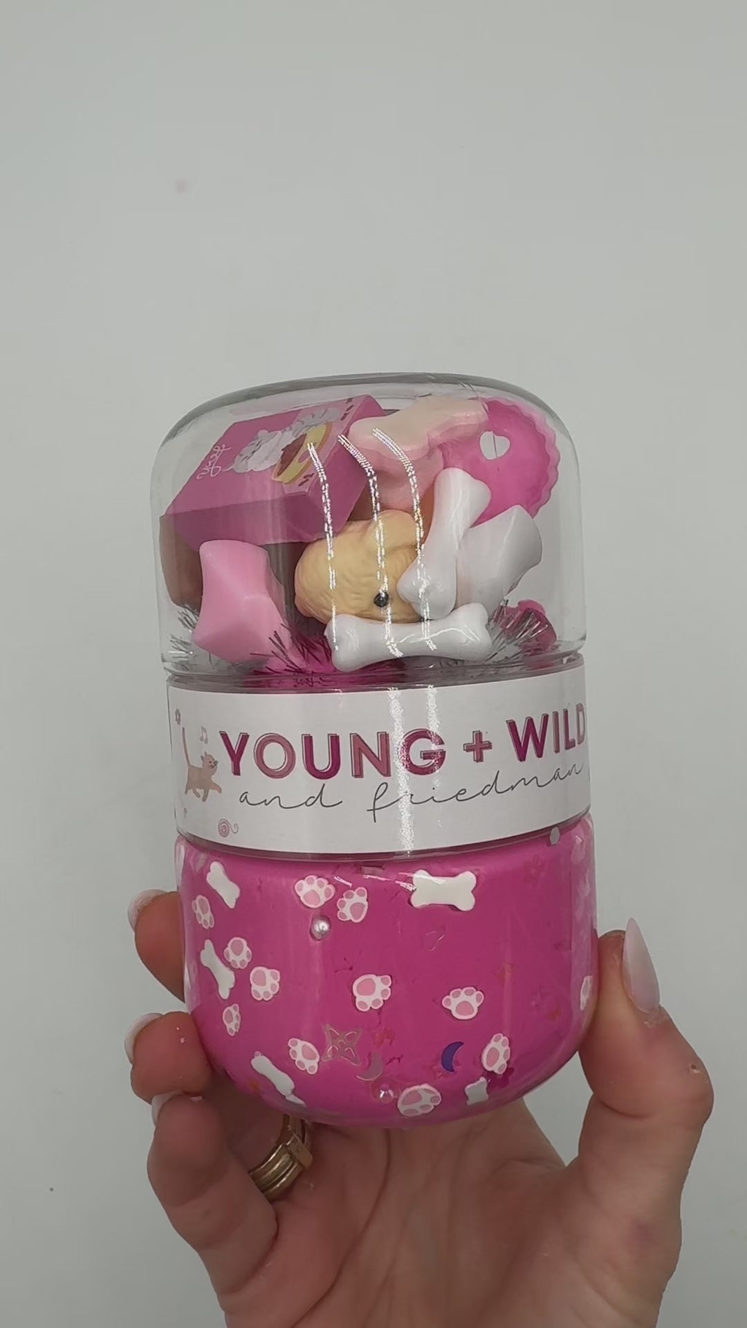 Grab & Go Dough Jar - Pink Pet Shop