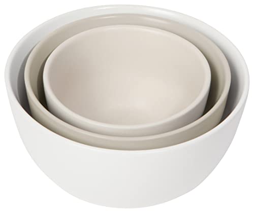 PREP BOWL SET MATTE WHITE