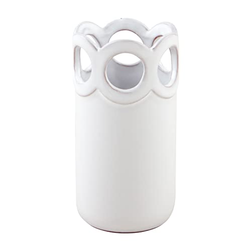 Medium Scalloped Edge Bud Vase