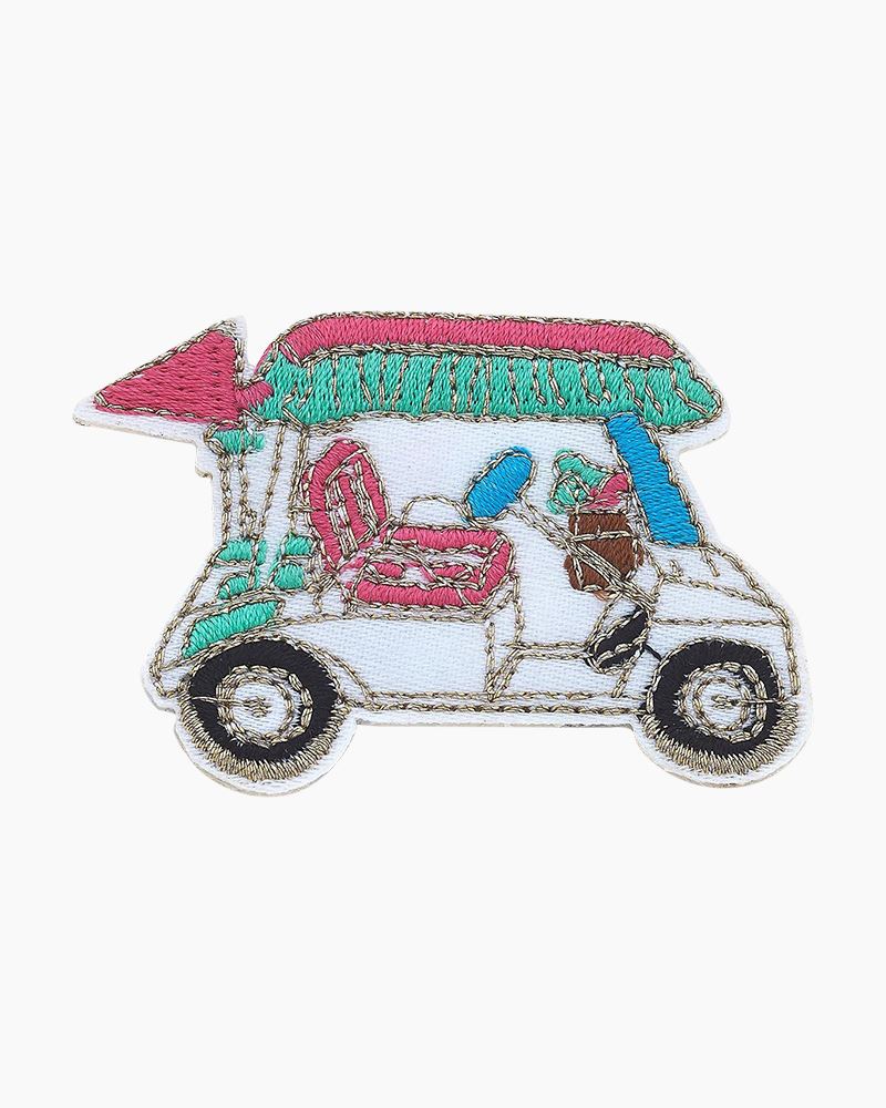 Stuck On You Small Golf Cart Patch in Pink & Green