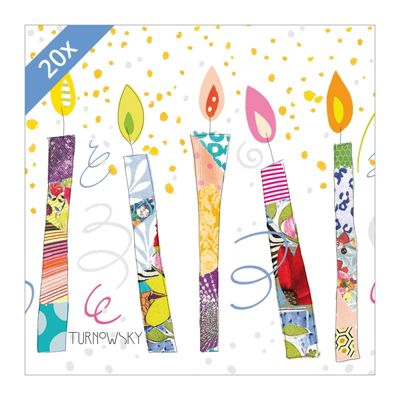 Luncheon Napkin - Birthday Candles