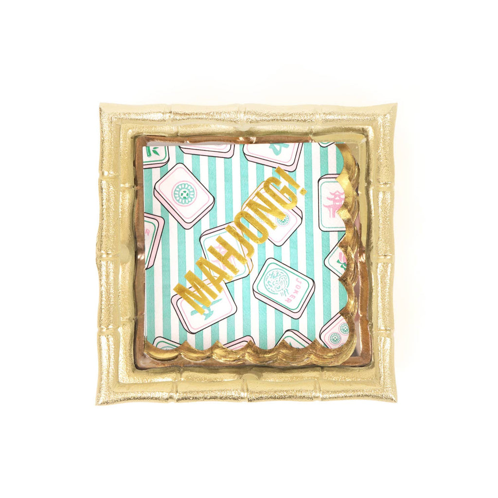 PAPER BEVERAGE NAPKINS MAJONG QTY 16