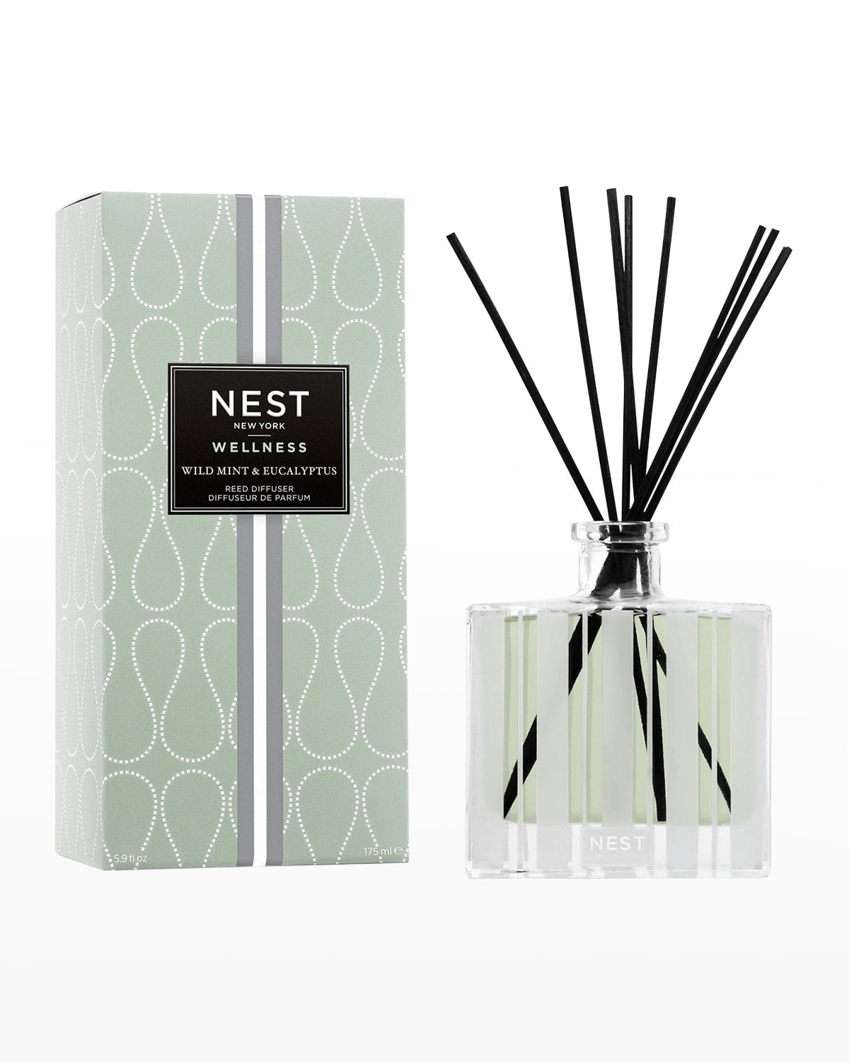 NEST REED DIFFUSER WILD MINT & EUCALYPTUS 5.9OZ