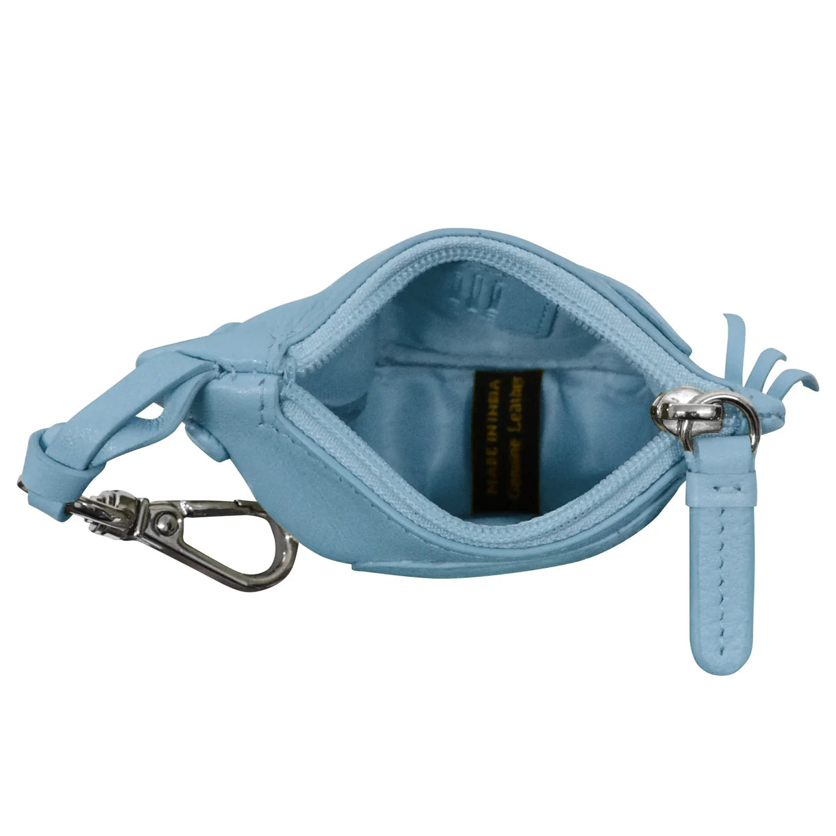 Bird Coin Pouch Charm - Chambray