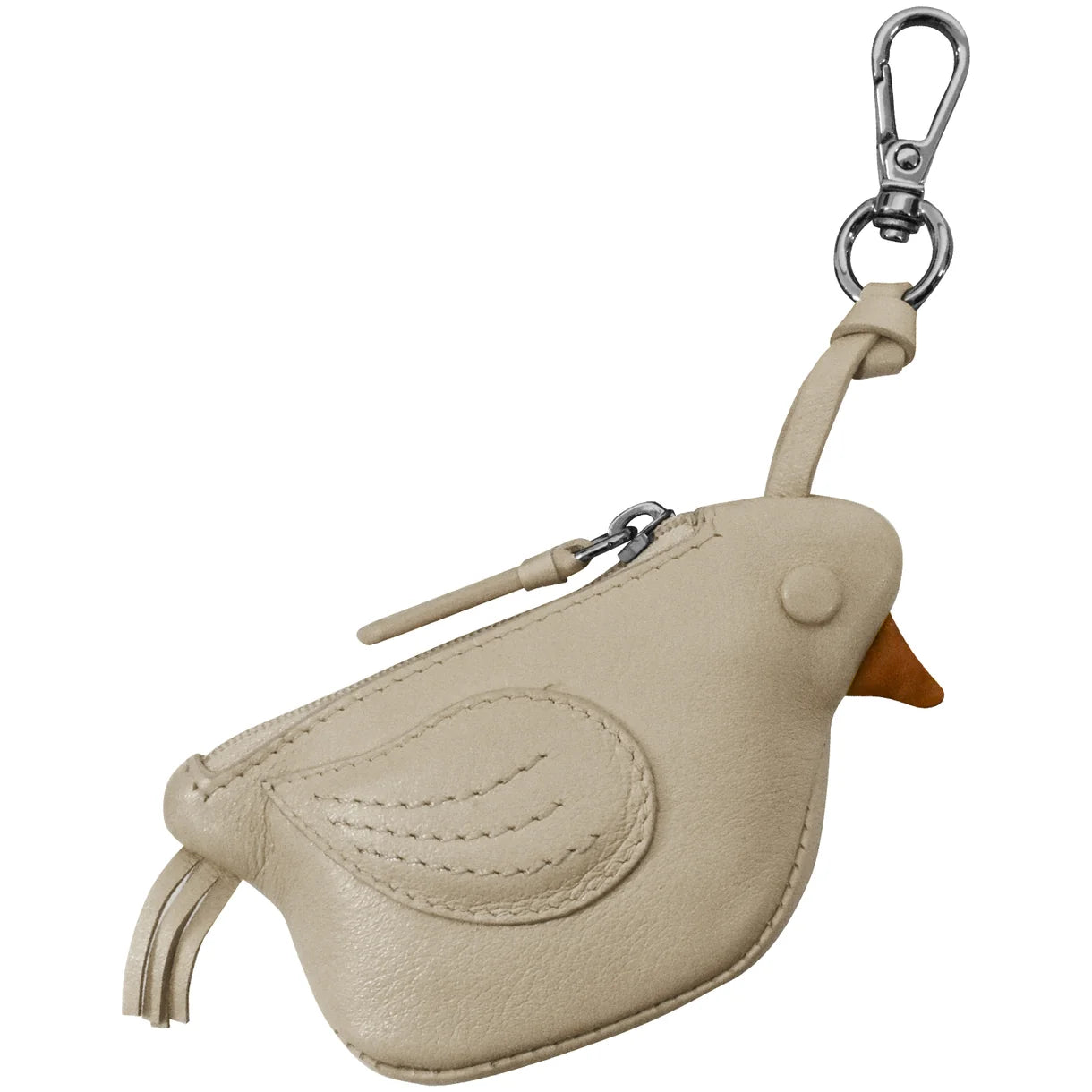 Bird Coin Pouch Charm - Stone