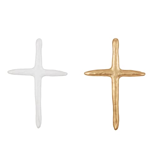 White Decorative Cross Sitter