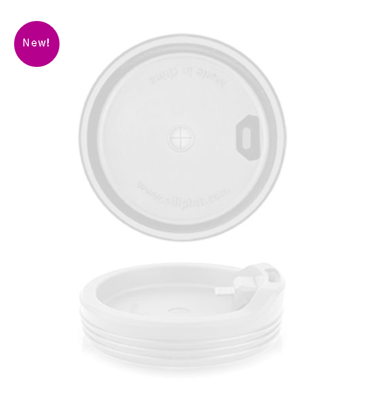 Silicone Lid, Frosted White, 16/22 oz