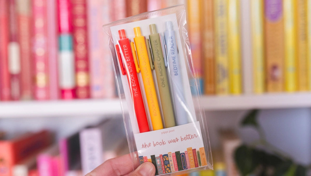 "THE BOOK WAS BETTER" PEN SET