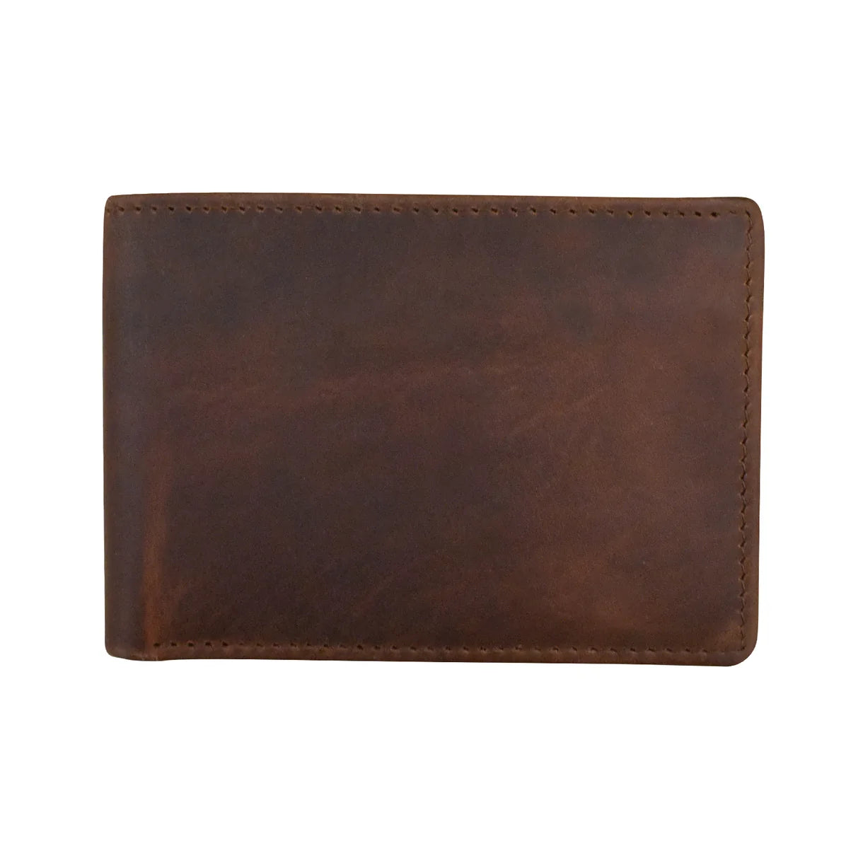 Men's Wallet Compact Bifold - Antique Saddle