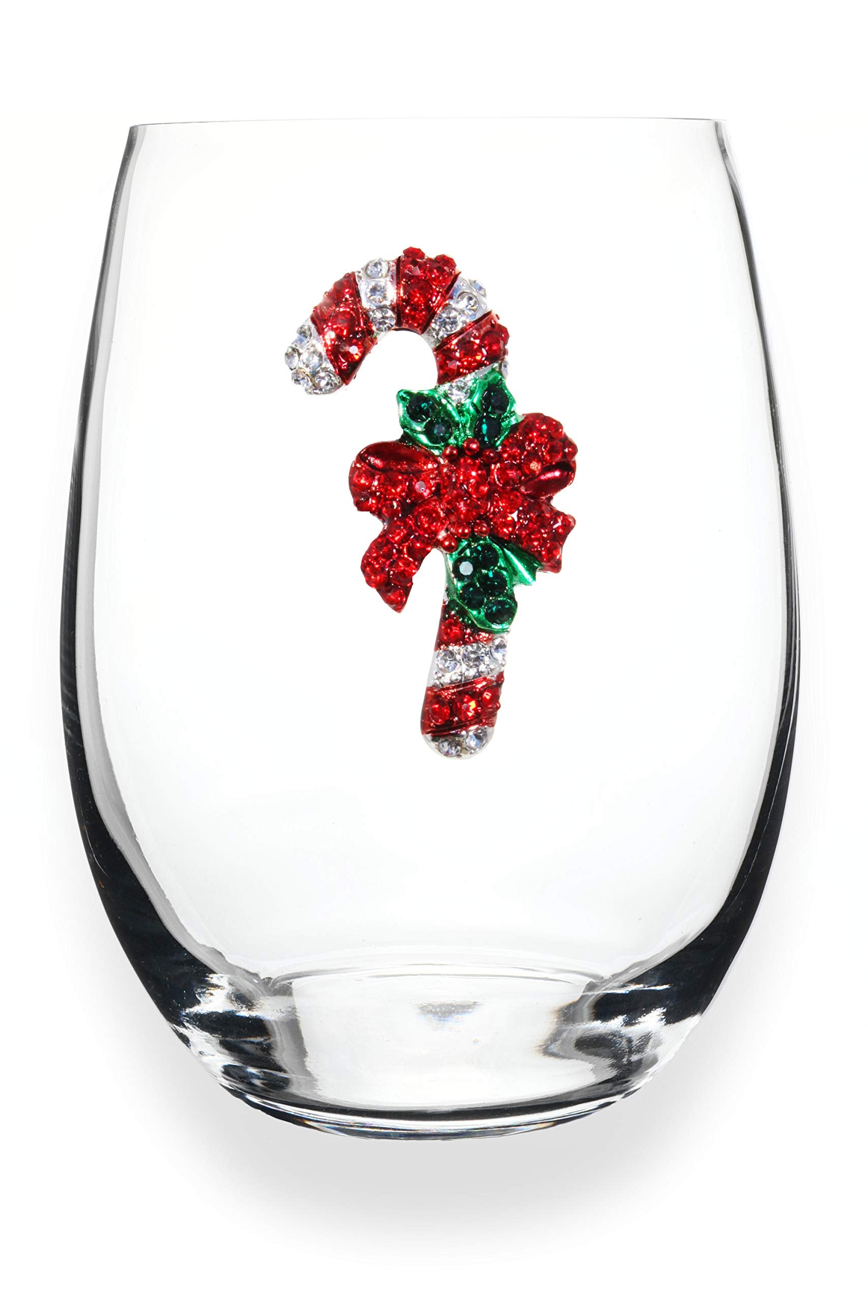 Present Holiday Stemless Wine Glass