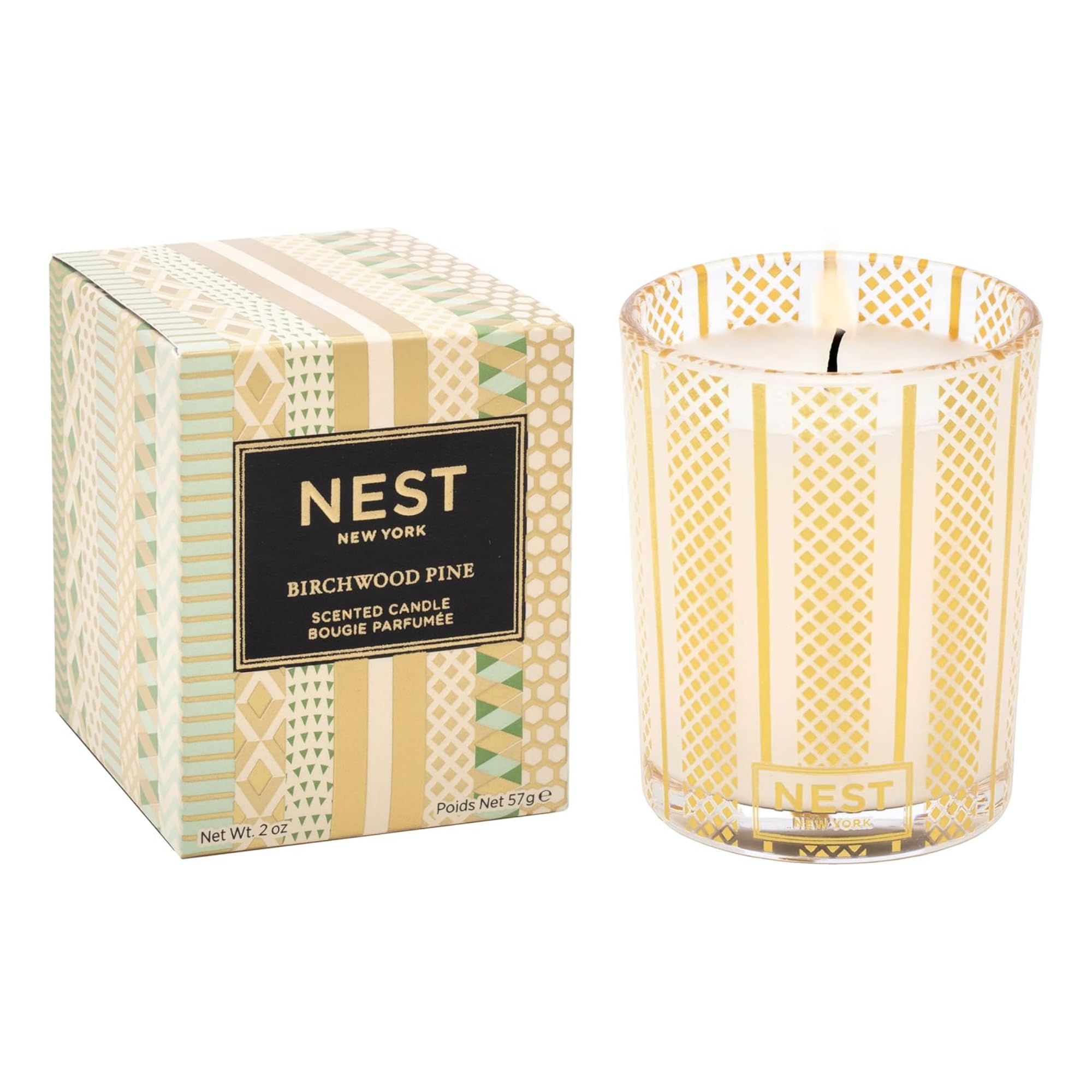 Nest Votive Candle 2 oz Birchwood Pine