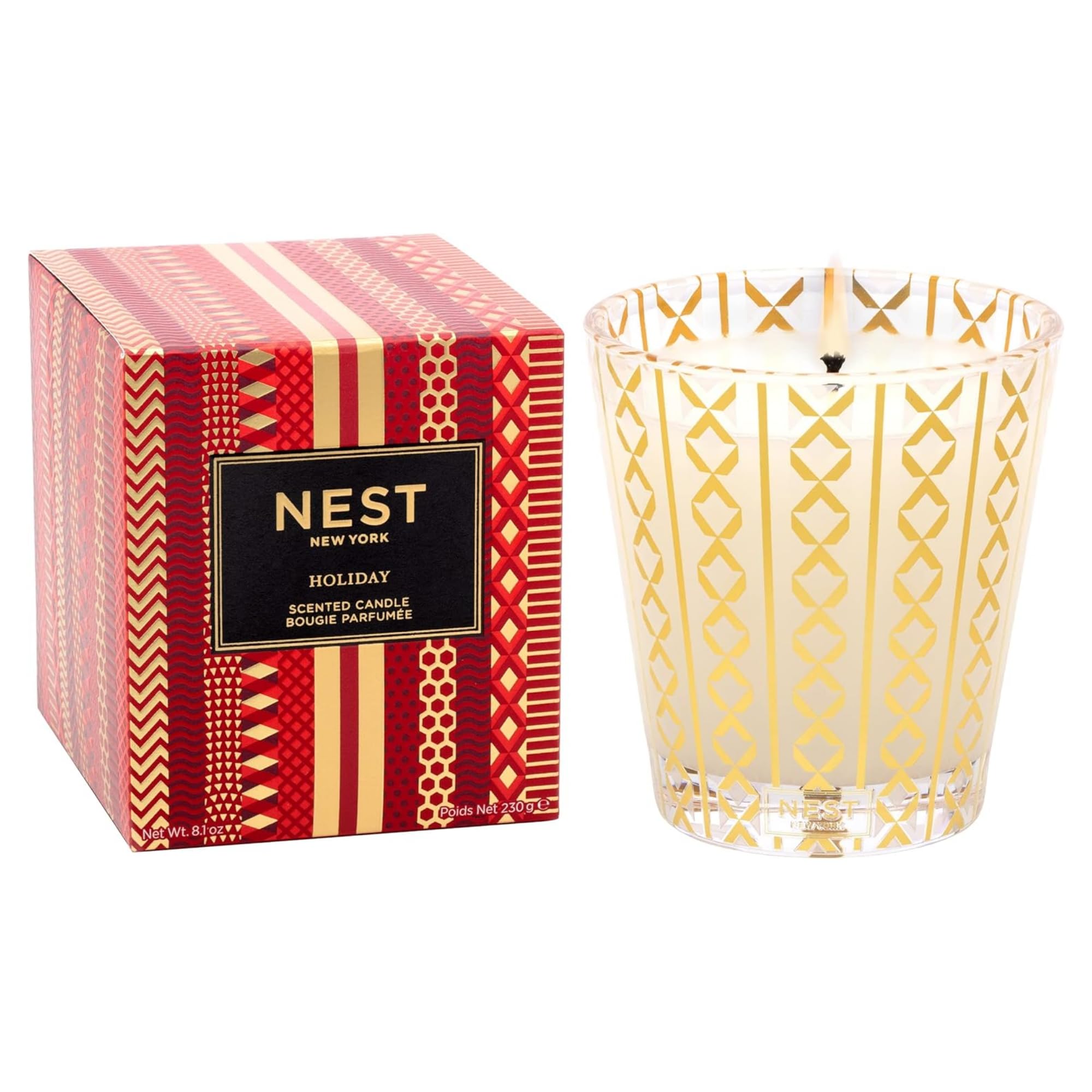 Nest Votive Candle 2 oz Holiday