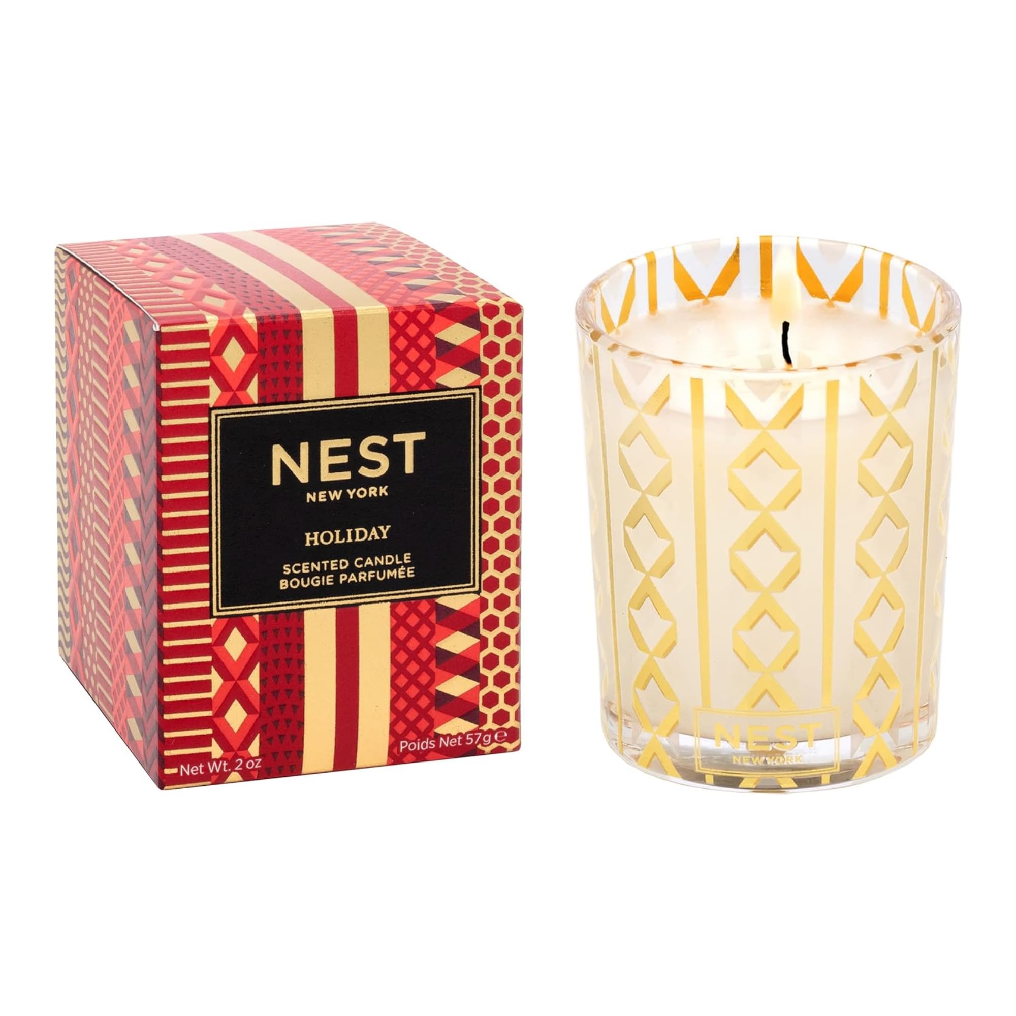Nest Votive Candle 2 oz Holiday