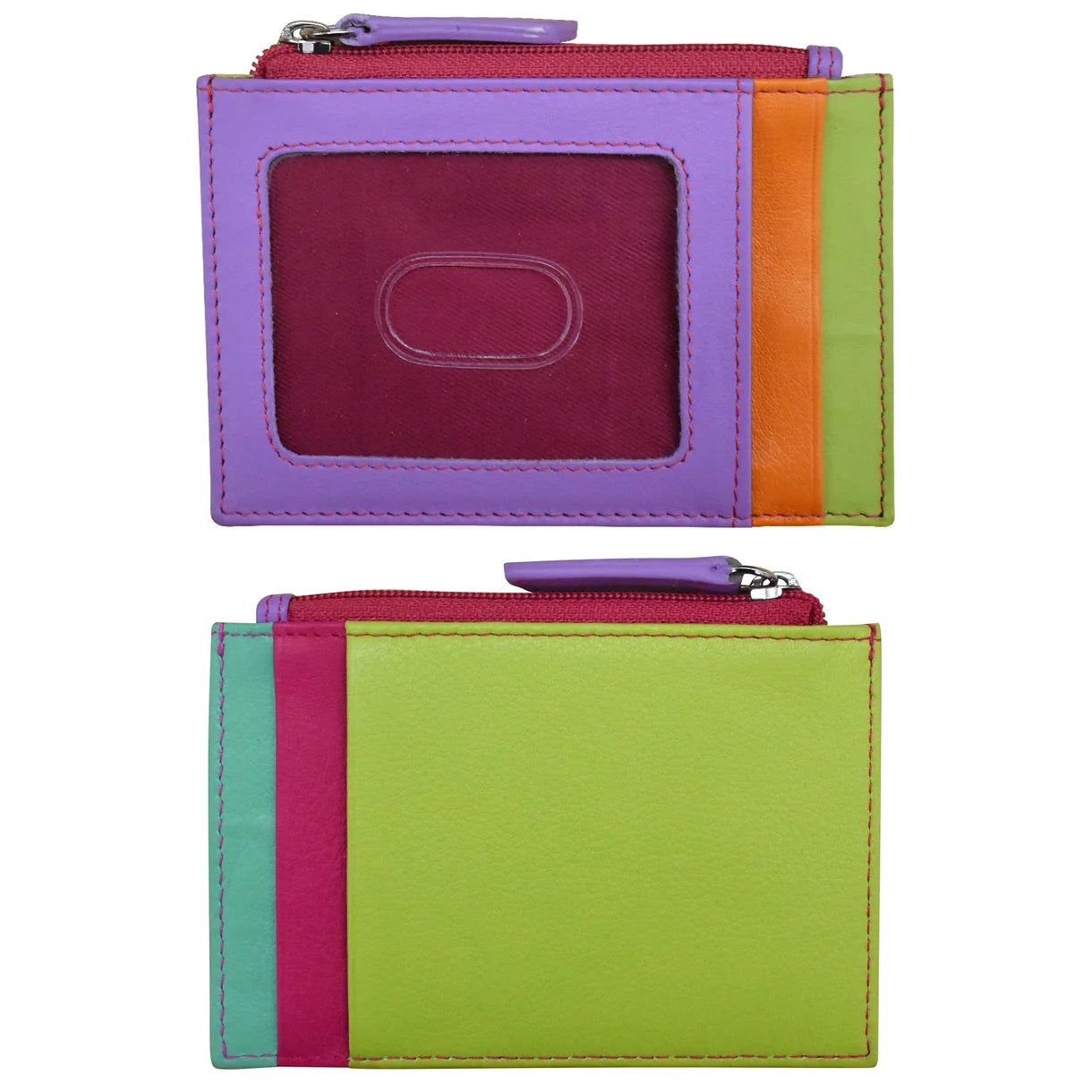 Zip I.D. Card Case - Palm Beach