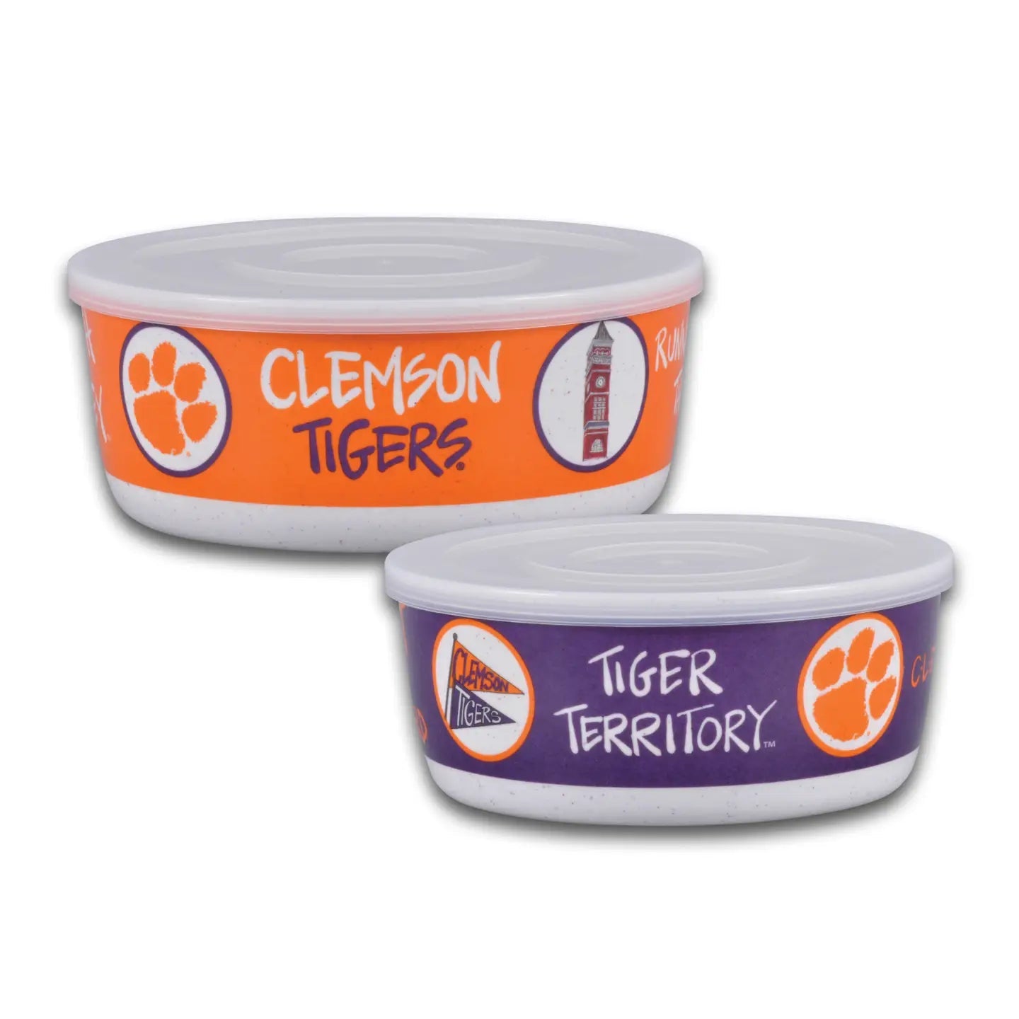 Two Container Set - Clemson