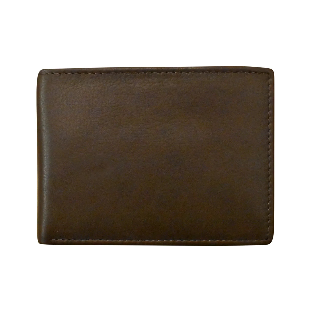 Men's Wallet Premium Leather Compact Bifold - Brown