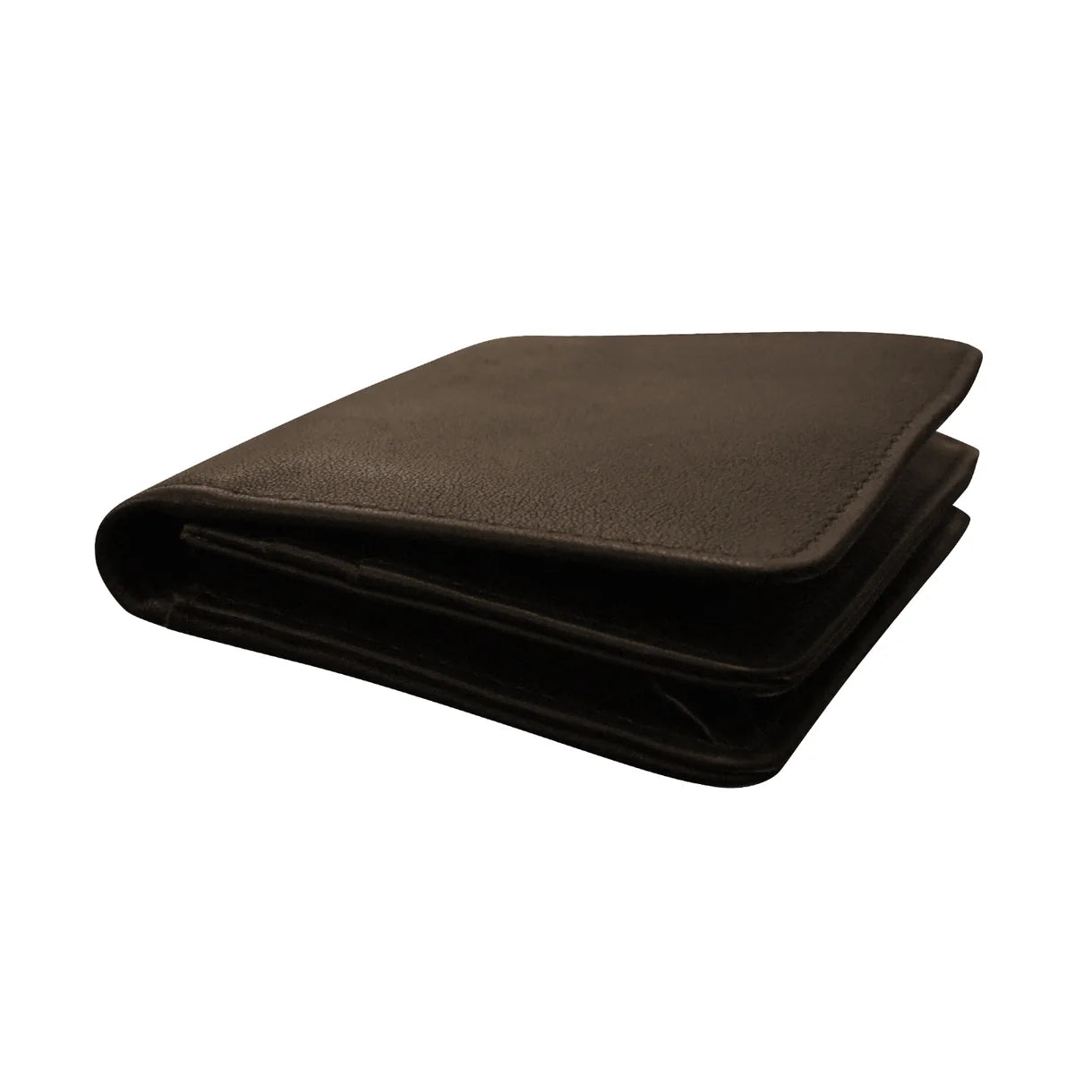 Men's Wallet Premium Leather Flap Card Case - Brown