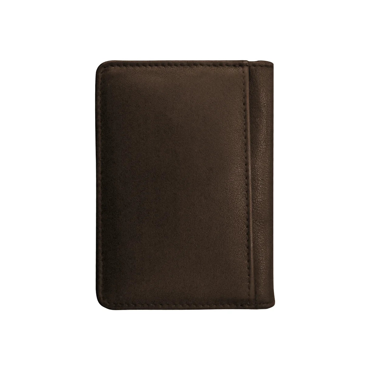 Men's Wallet Premium Leather Flap Card Case - Brown