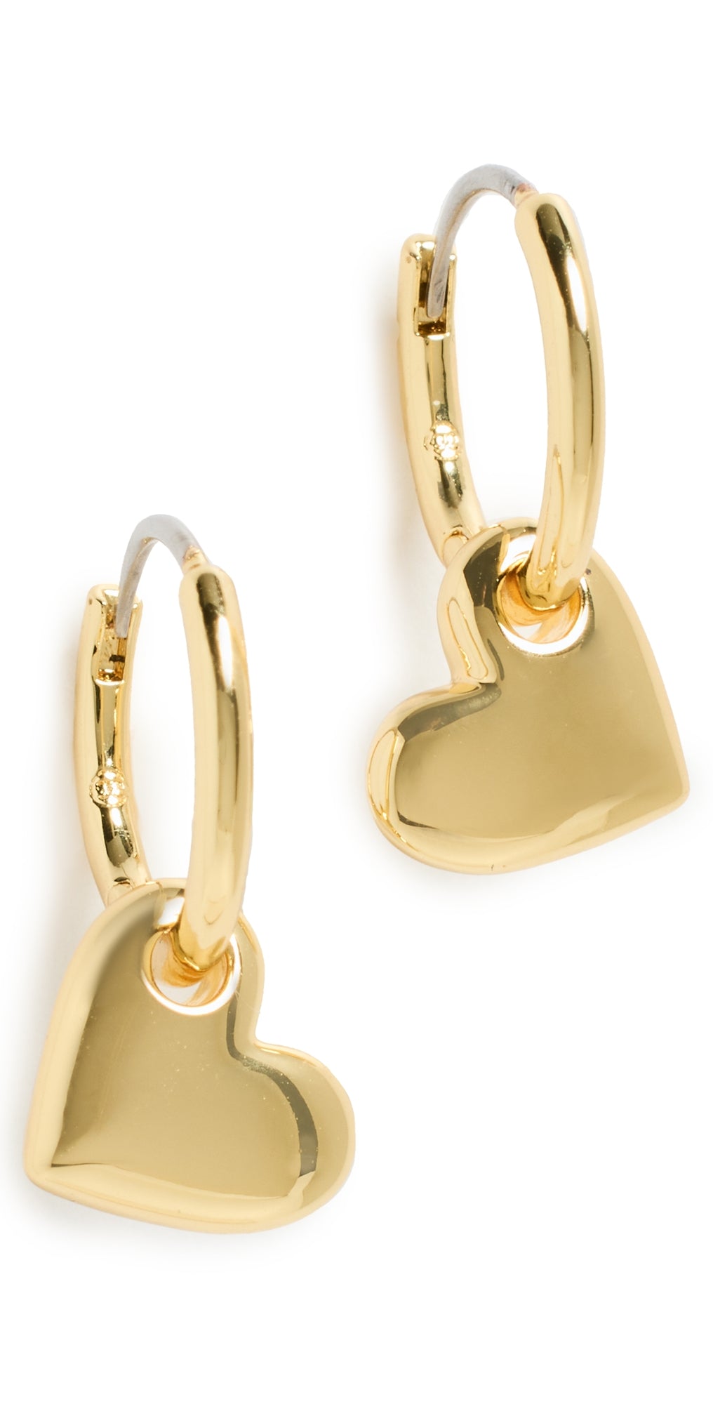 Lou Heart Huggies Gold (stainless steel post)