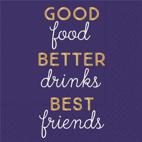 Good Better Best Cocktail Napkin