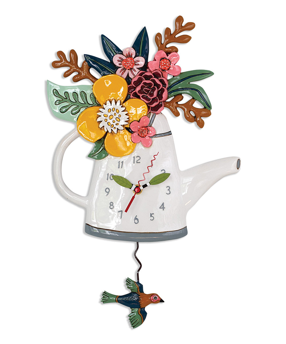 Blossoms Fleurs Wall Clock