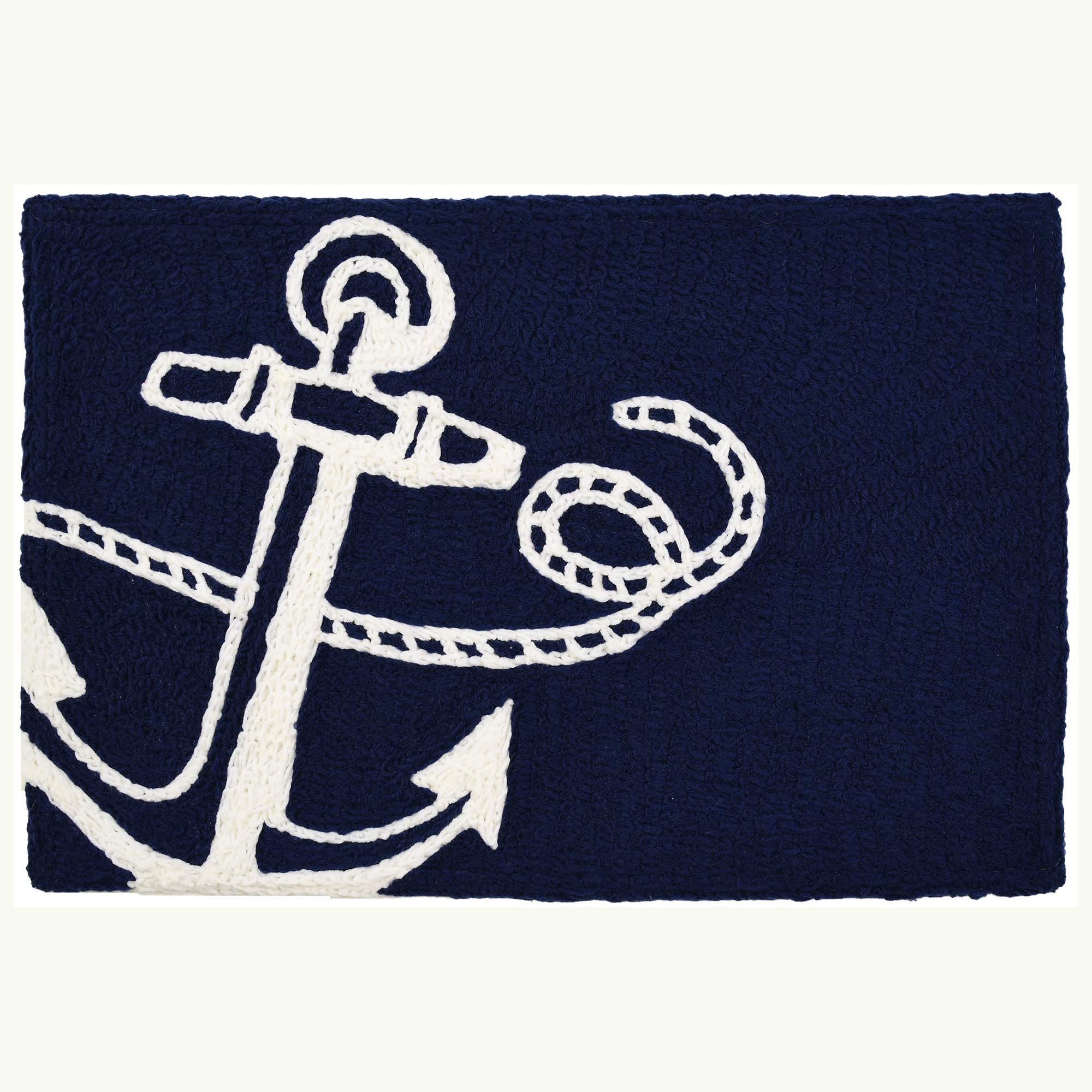 Navy Anchor 20" x 30" Rug