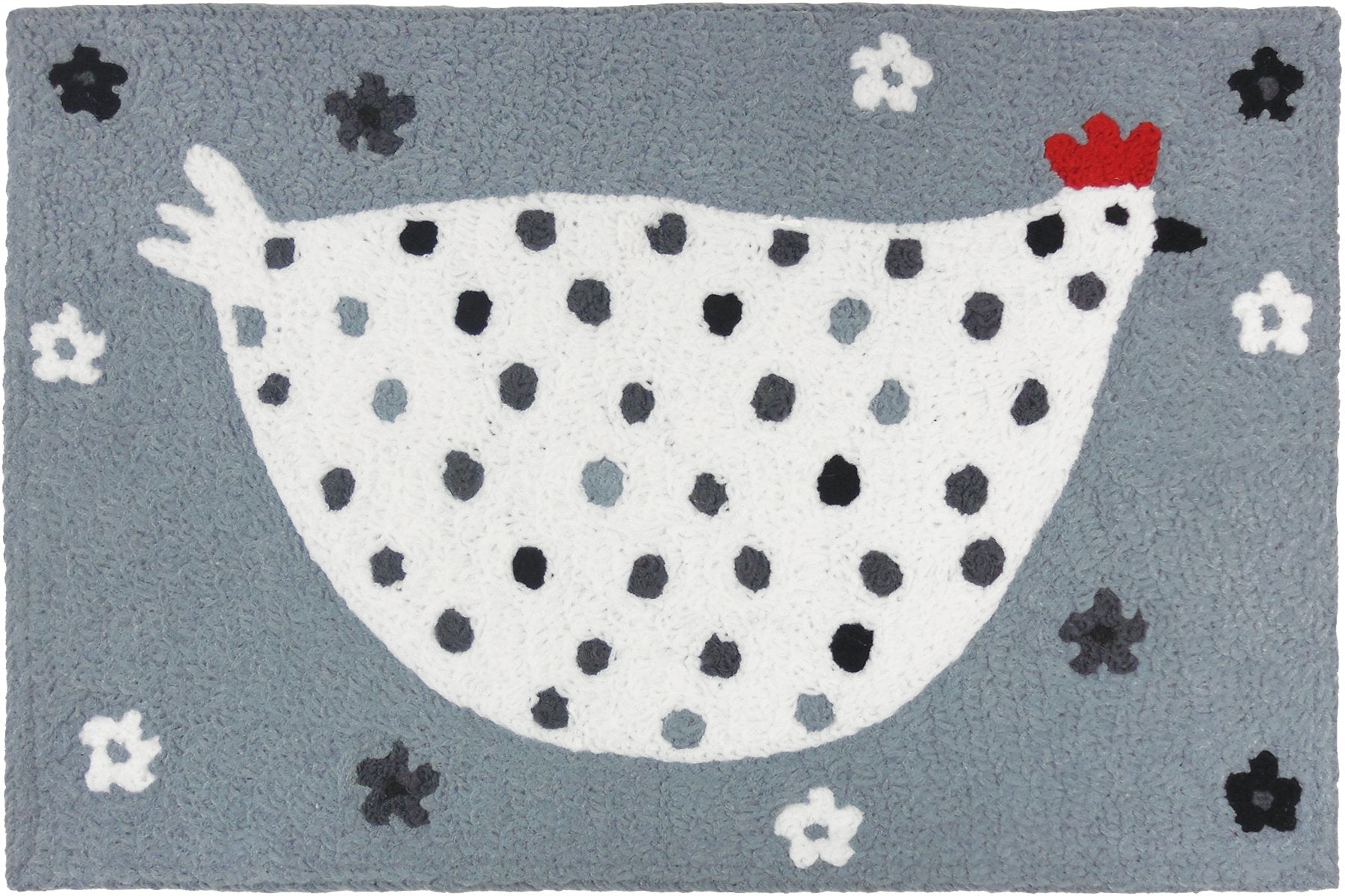 Cool Grey Chick 20" x 30" Rug