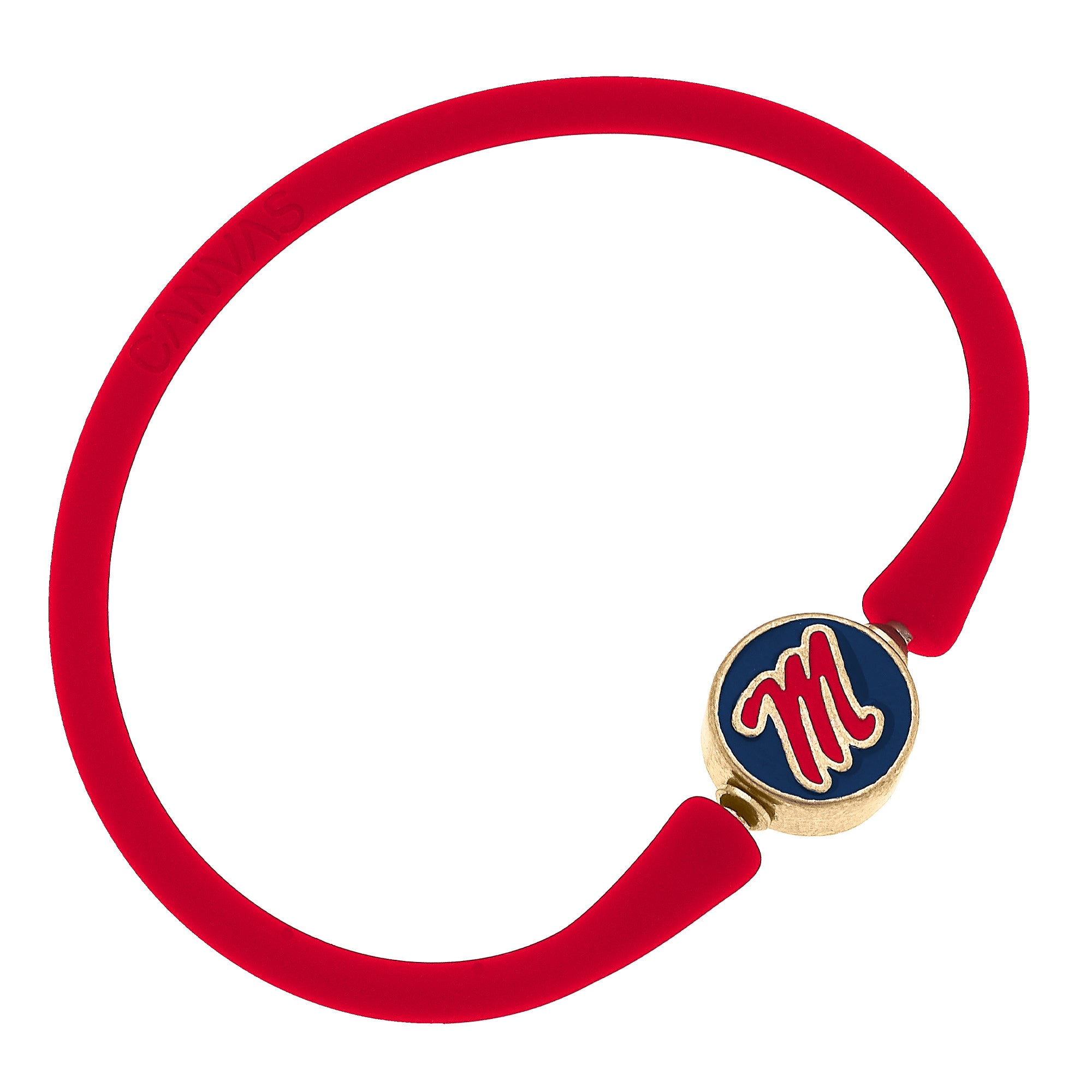 OLE MISS BALI BRACELET RED
