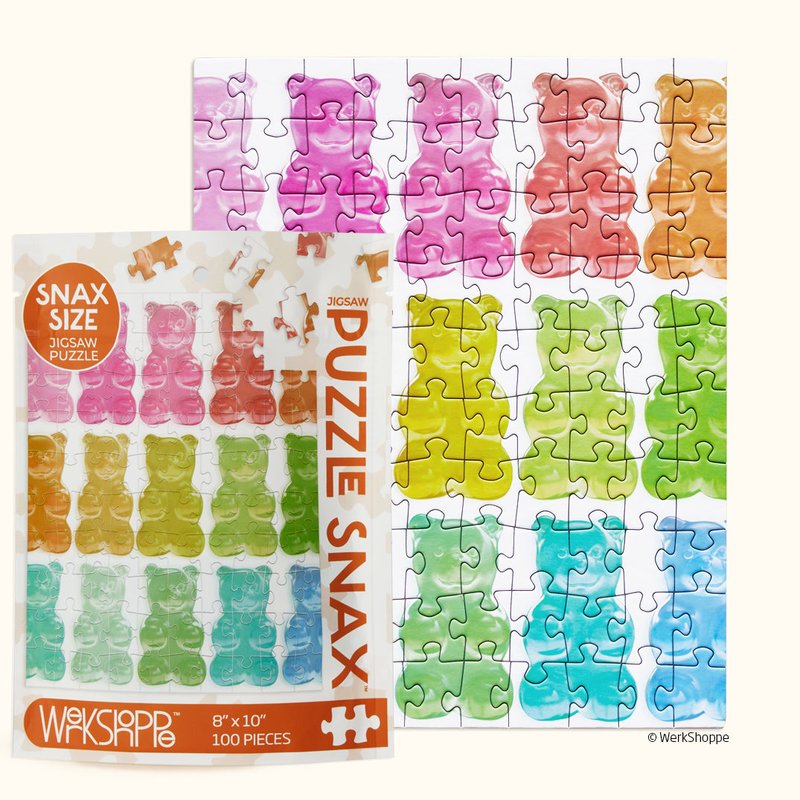 Gummy Bears - 100 pc Puzzle Snax