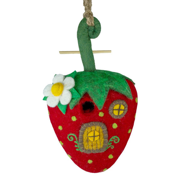 BIRDHOUSE-STRAWBERRY COTTAGE