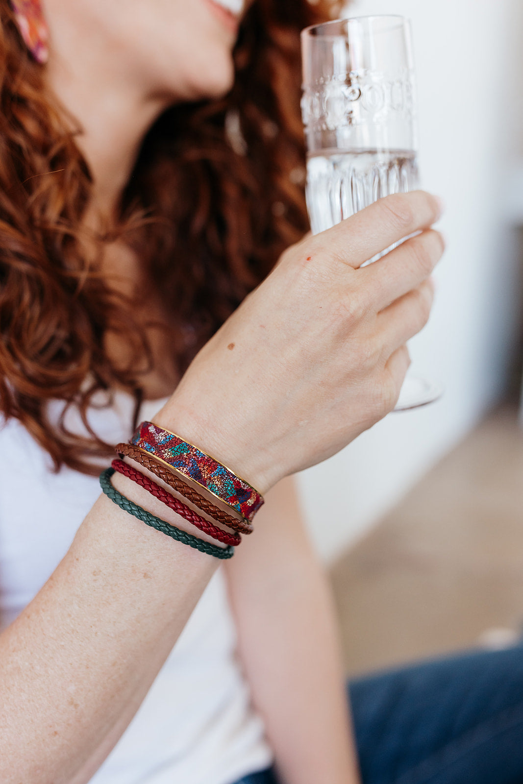 Mocha braided bracelet