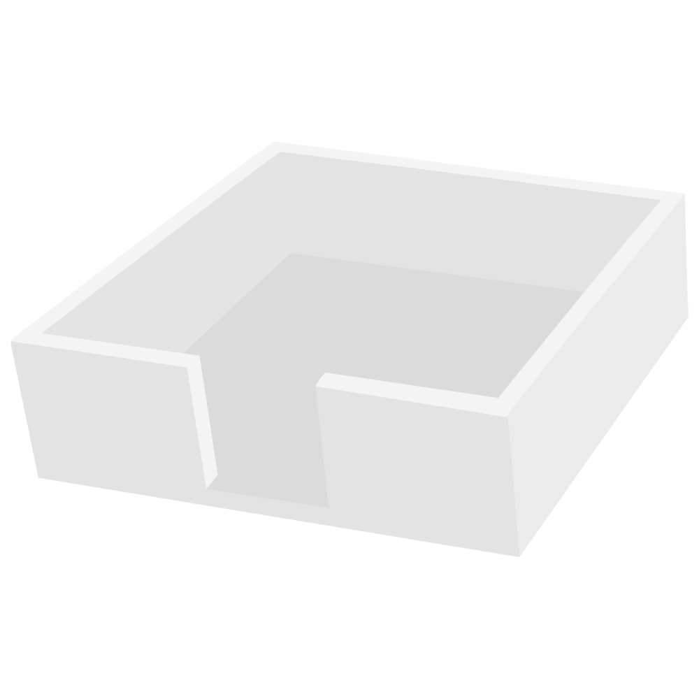 Luncheon Napkin Caddy - Wood, White