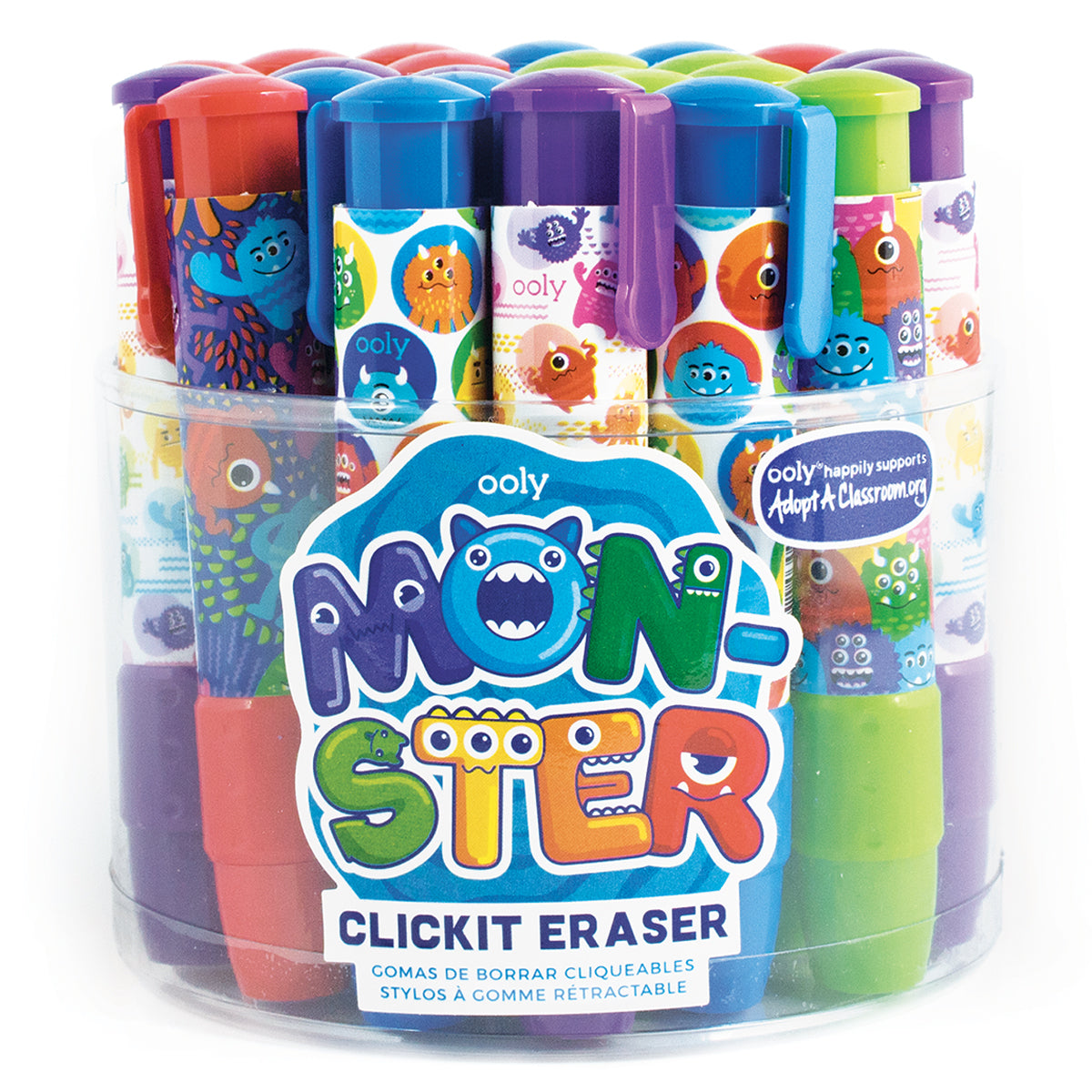 Click-It Erasers: Monster