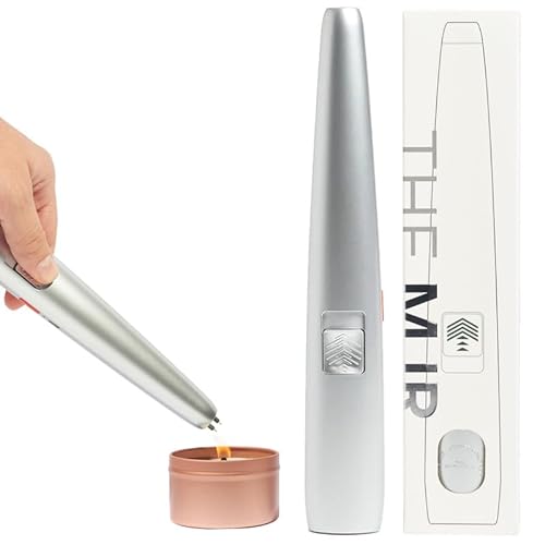 Silver - MJR USB Rechargeable Lighter