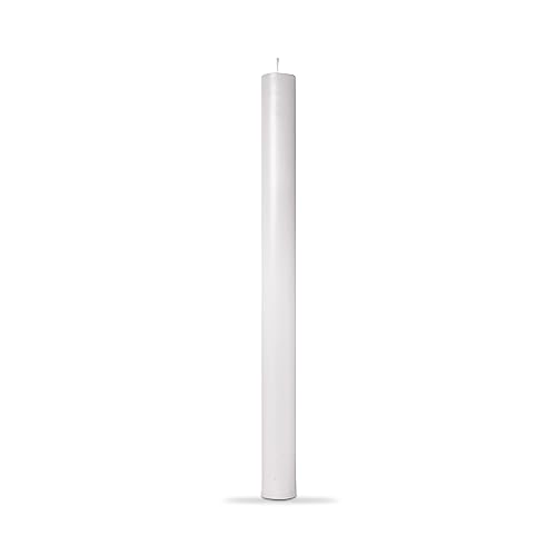 Color Studio 10" Straight Candle - White