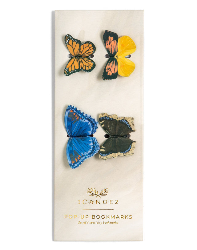 Butterfly Pop-up Bookmark Set