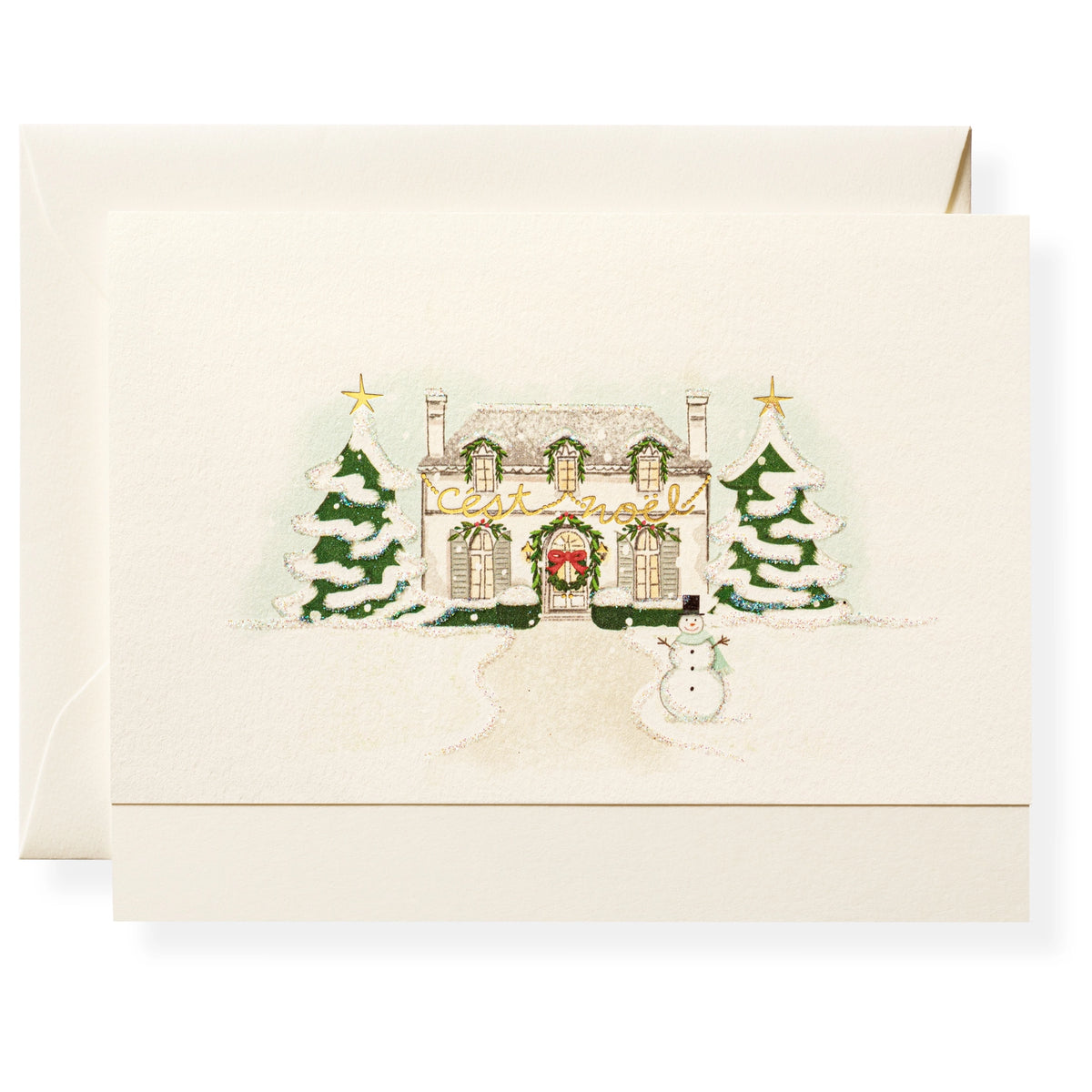 Home for the Holidays note card box