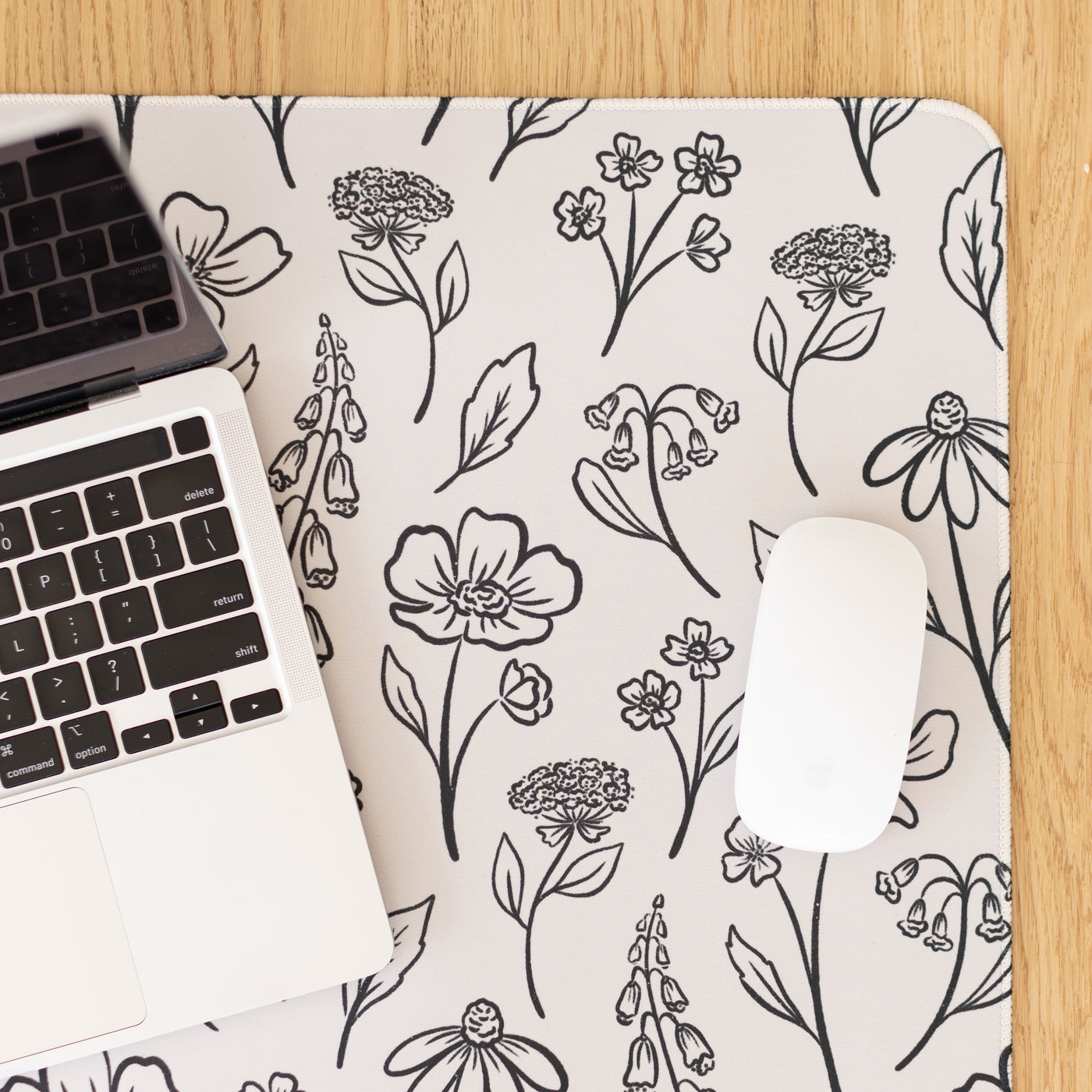 Pressed Floral Desk Pad - Regular