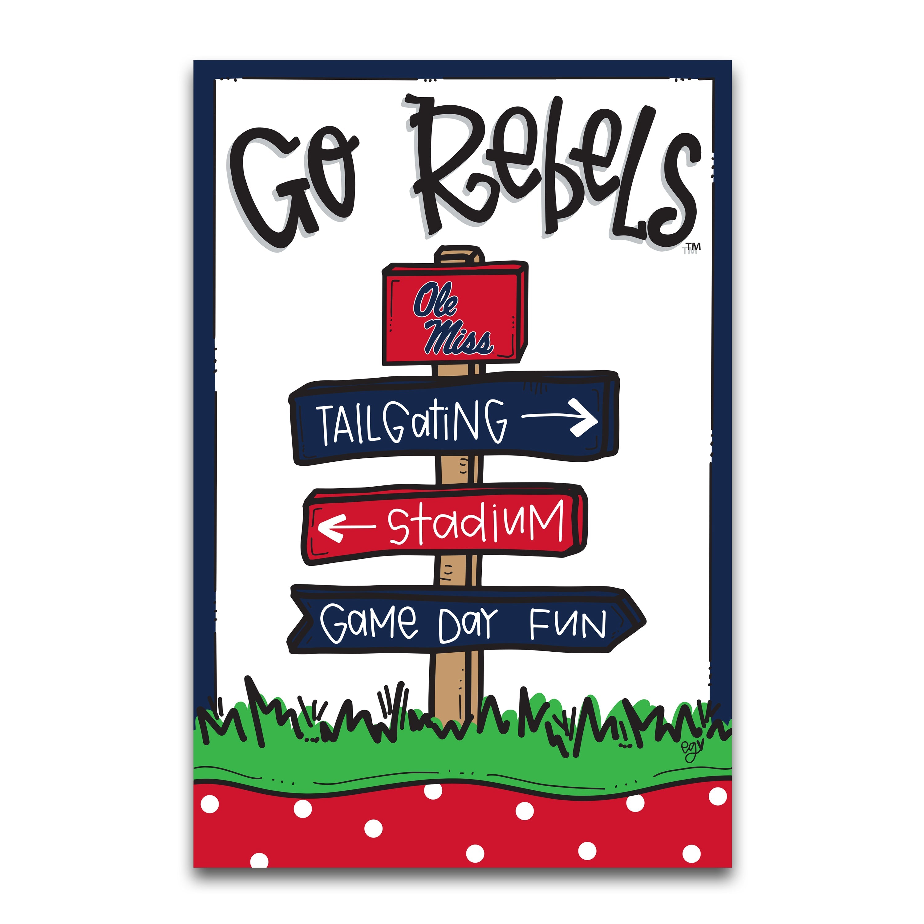 Garden Flag - Ole Miss (Mississippi University) Rebels