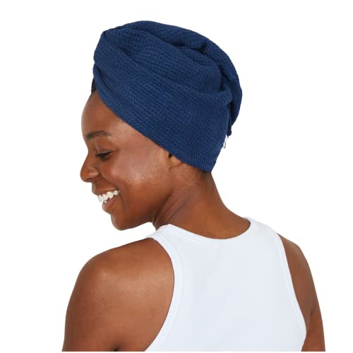 Hair Wrap - Classic Waffle - Nautical Navy