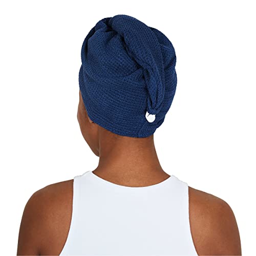 Hair Wrap - Classic Waffle - Nautical Navy