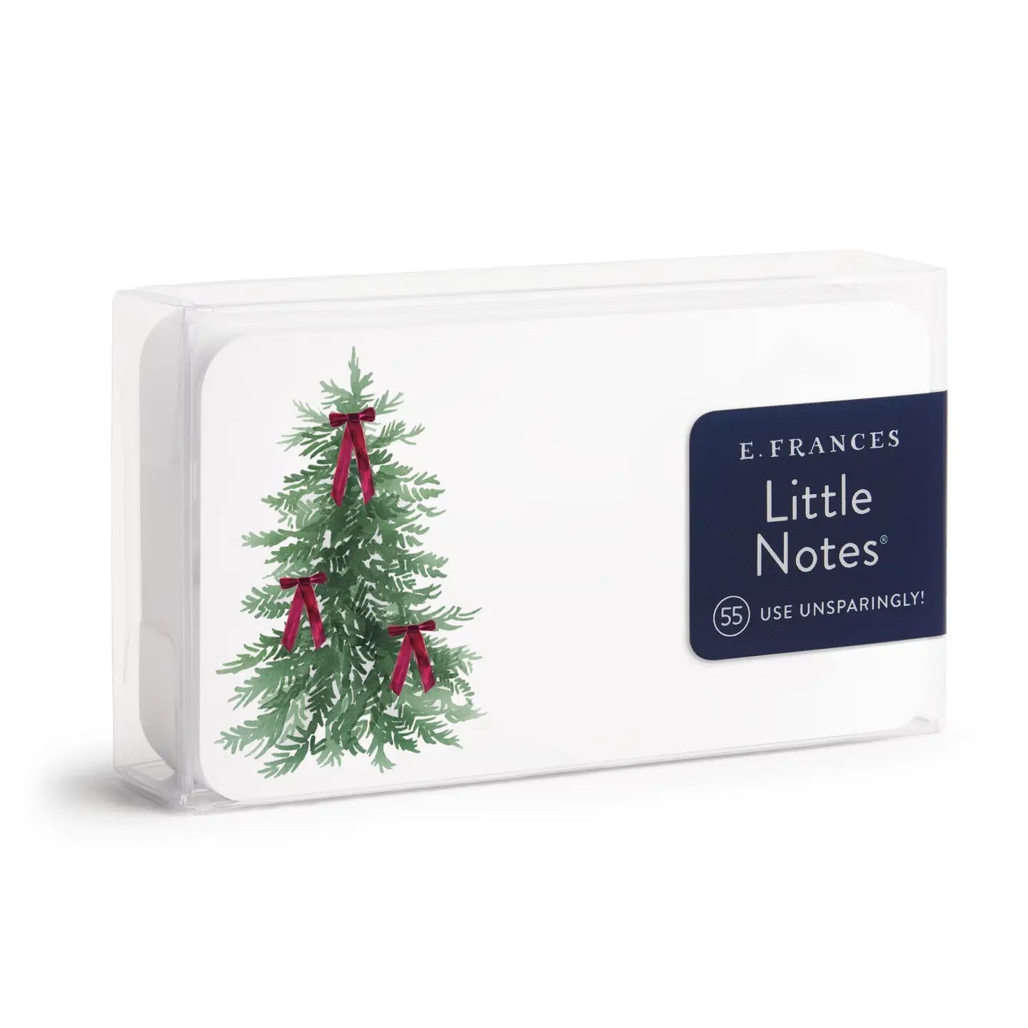 VELVET BOW TREE LITTLE NOTES MINI NOTECARD SET OF 55
