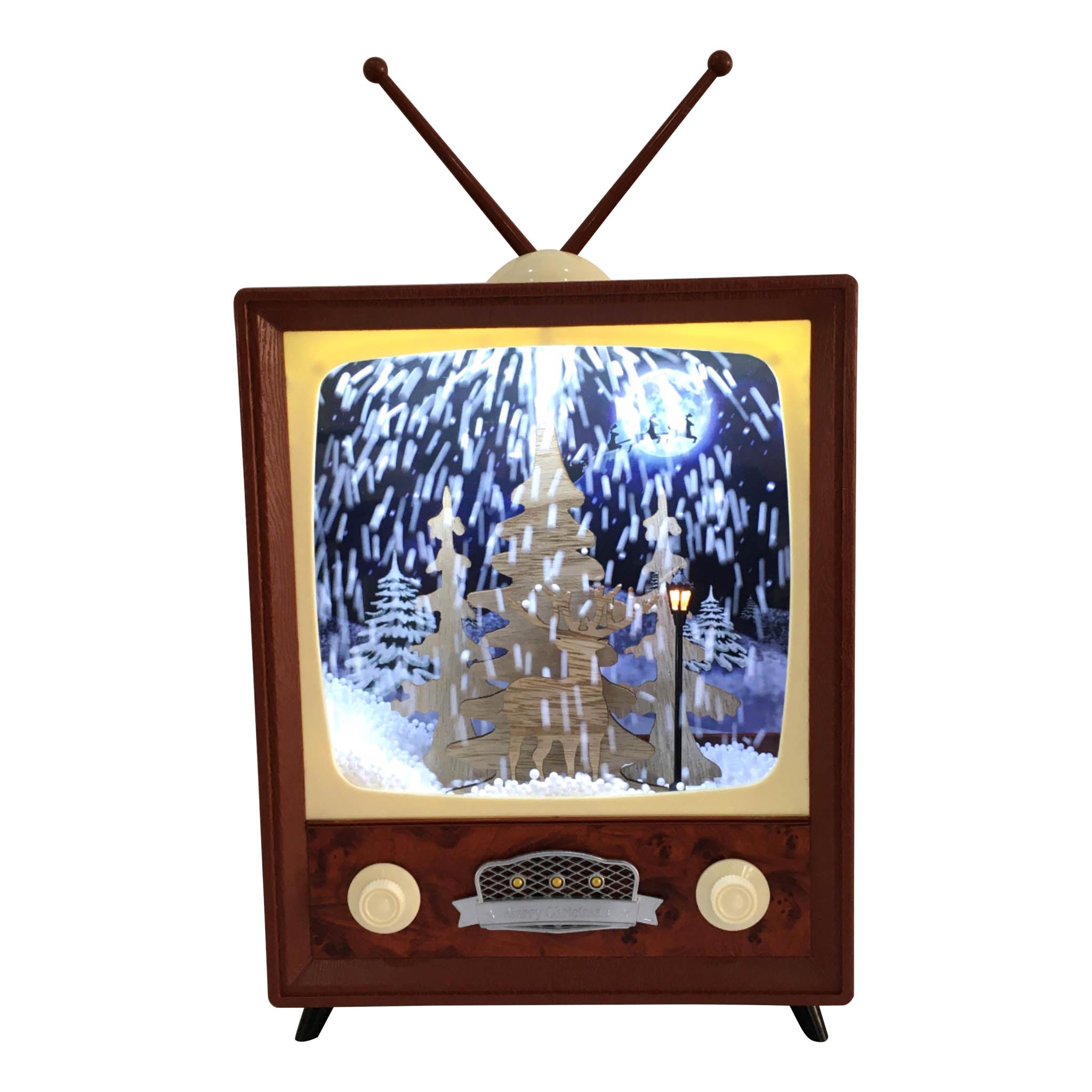 Mini Retro TV w/ Forest