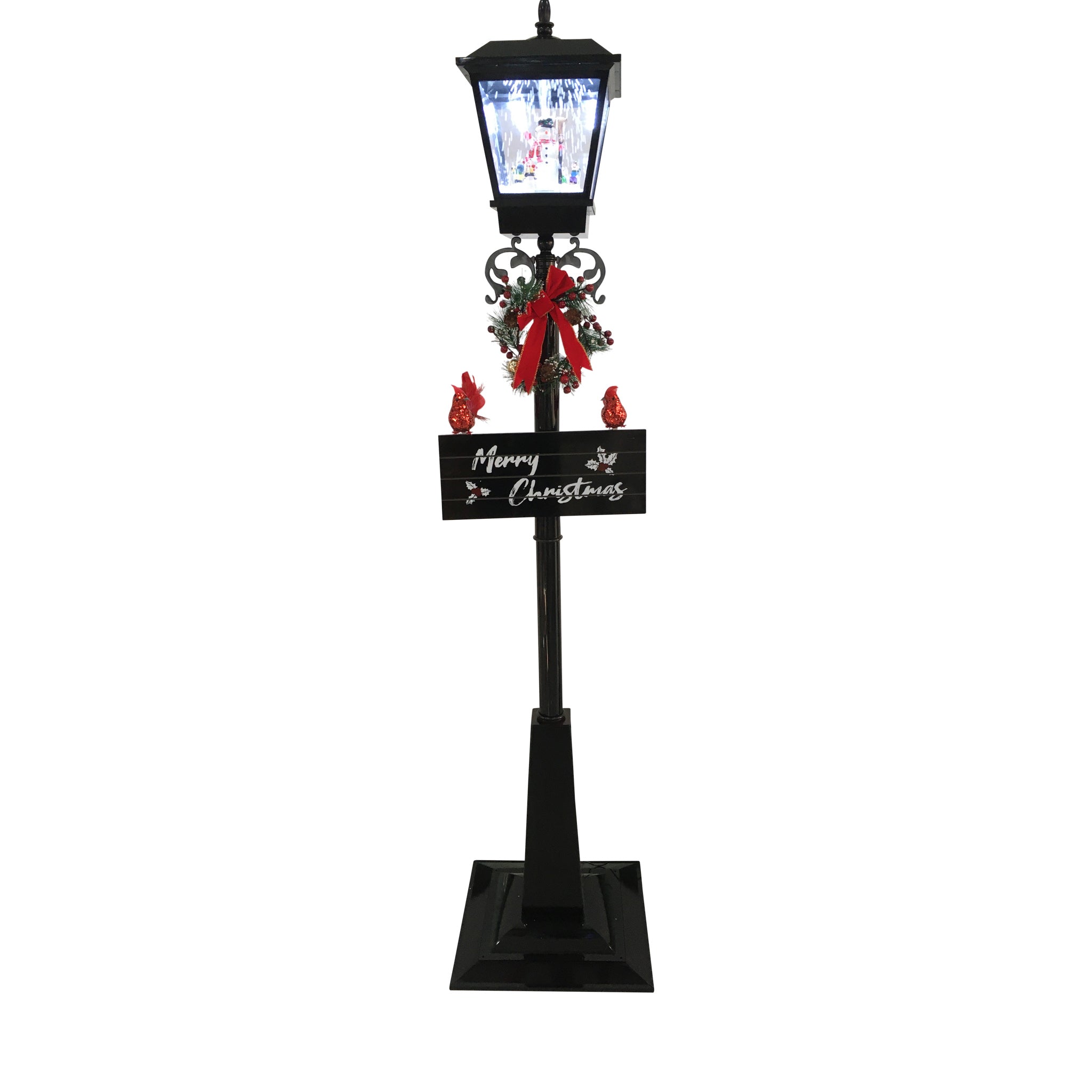Snowman Street Lamp