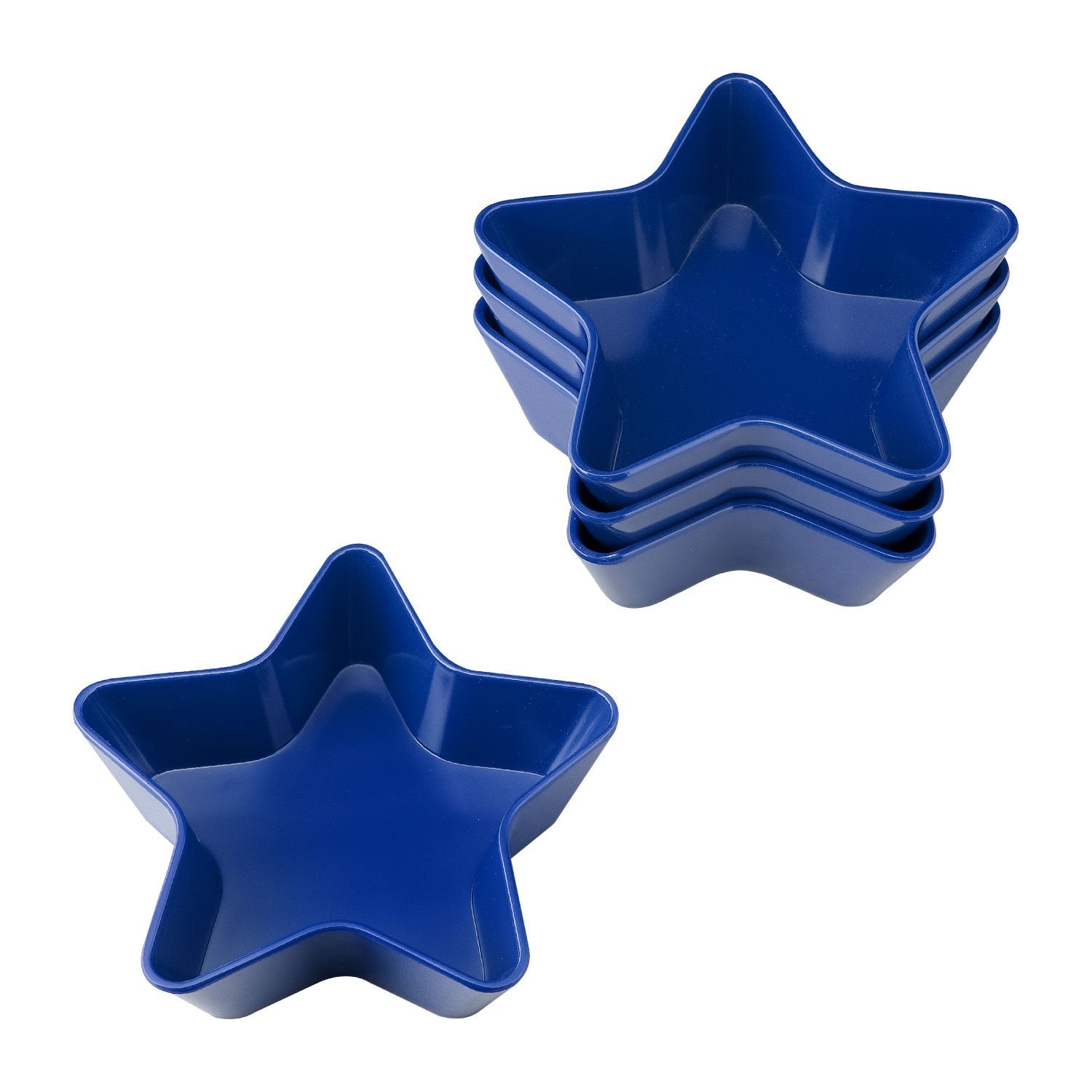 Star 5 3/4" Melamine Bowl, Blue (set of 4)